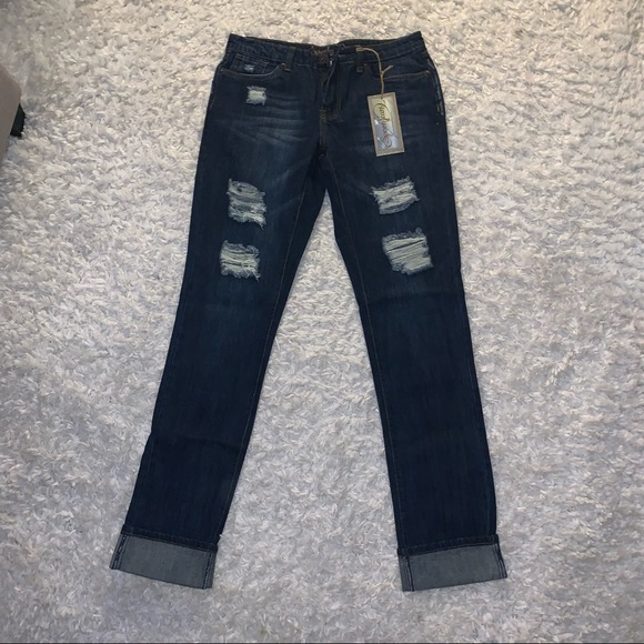 Straight Jeans Size 11 X 37 Inch Inseam 